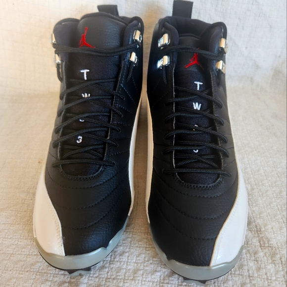Men's Nike Air Jordan Retro XII 12 Playoff MCS Cleats Baseball Molded - Picture 4 of 15